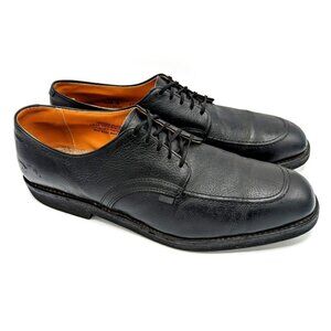 Vintage Red Wings Shoes POSTMAN Oxford Pebbled Black Lace Up Size 15 B